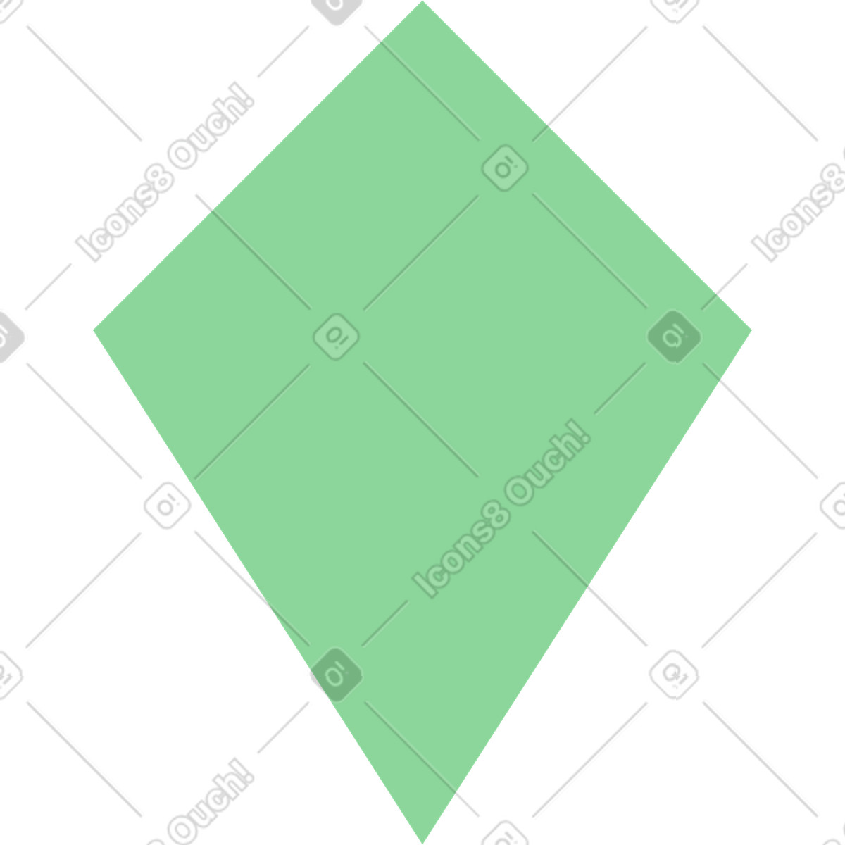 Ilustración Green kite en estilo Pale a descargar en PNG y SVG