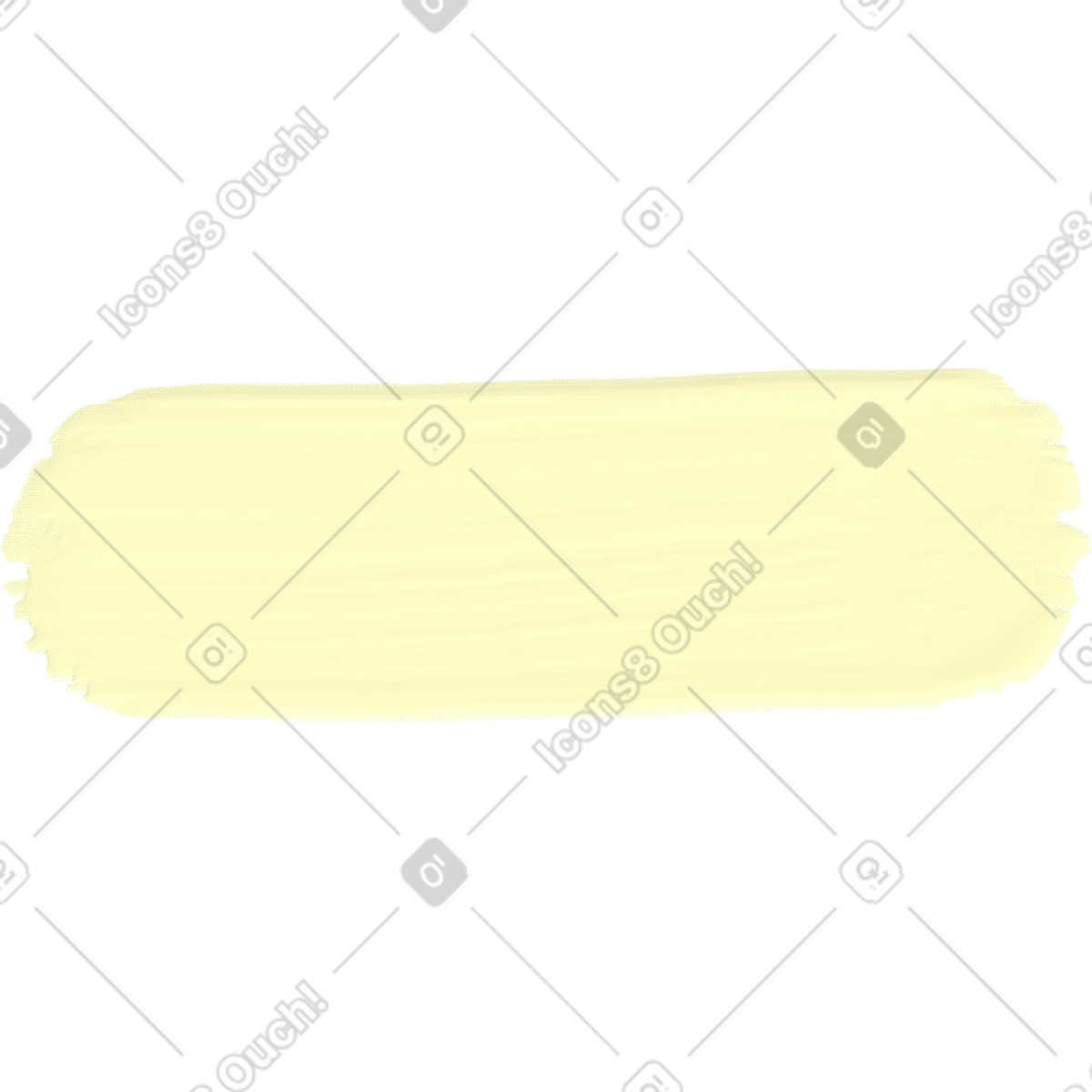 Yellow washi tape sticker illustration in Scrapbooking style download in PNG, SVG