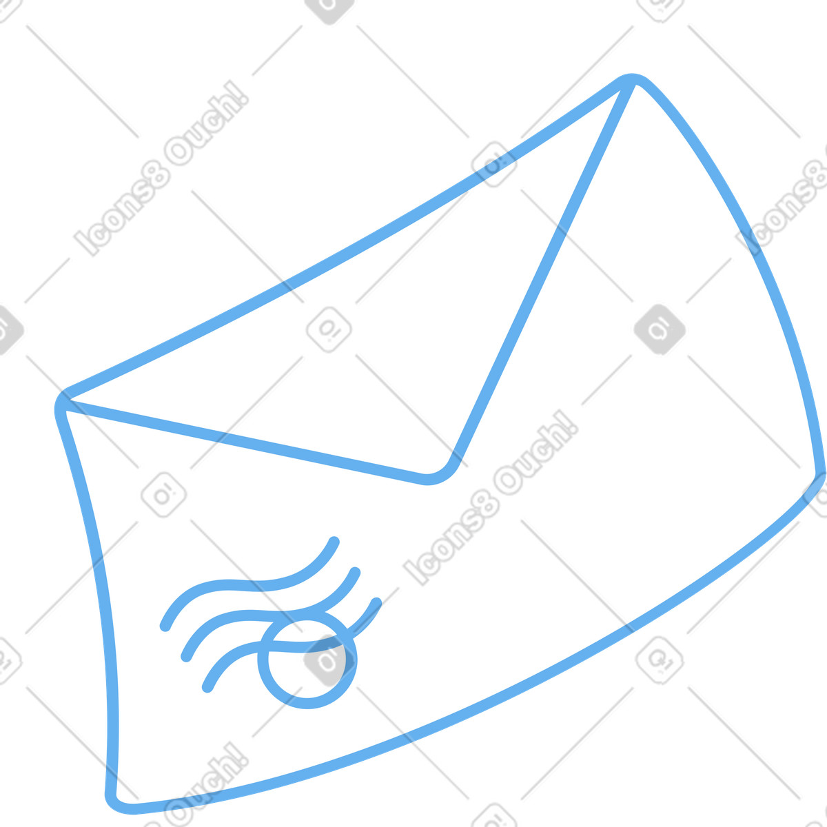 Ilustración Sobre en estilo Sammy a descargar en PNG y SVG