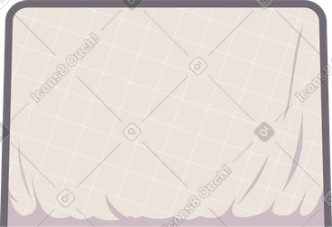 Goalpost with a net PNG, SVG