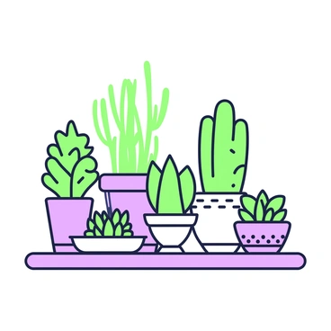 A collection of various succulents displayed in decorative pots