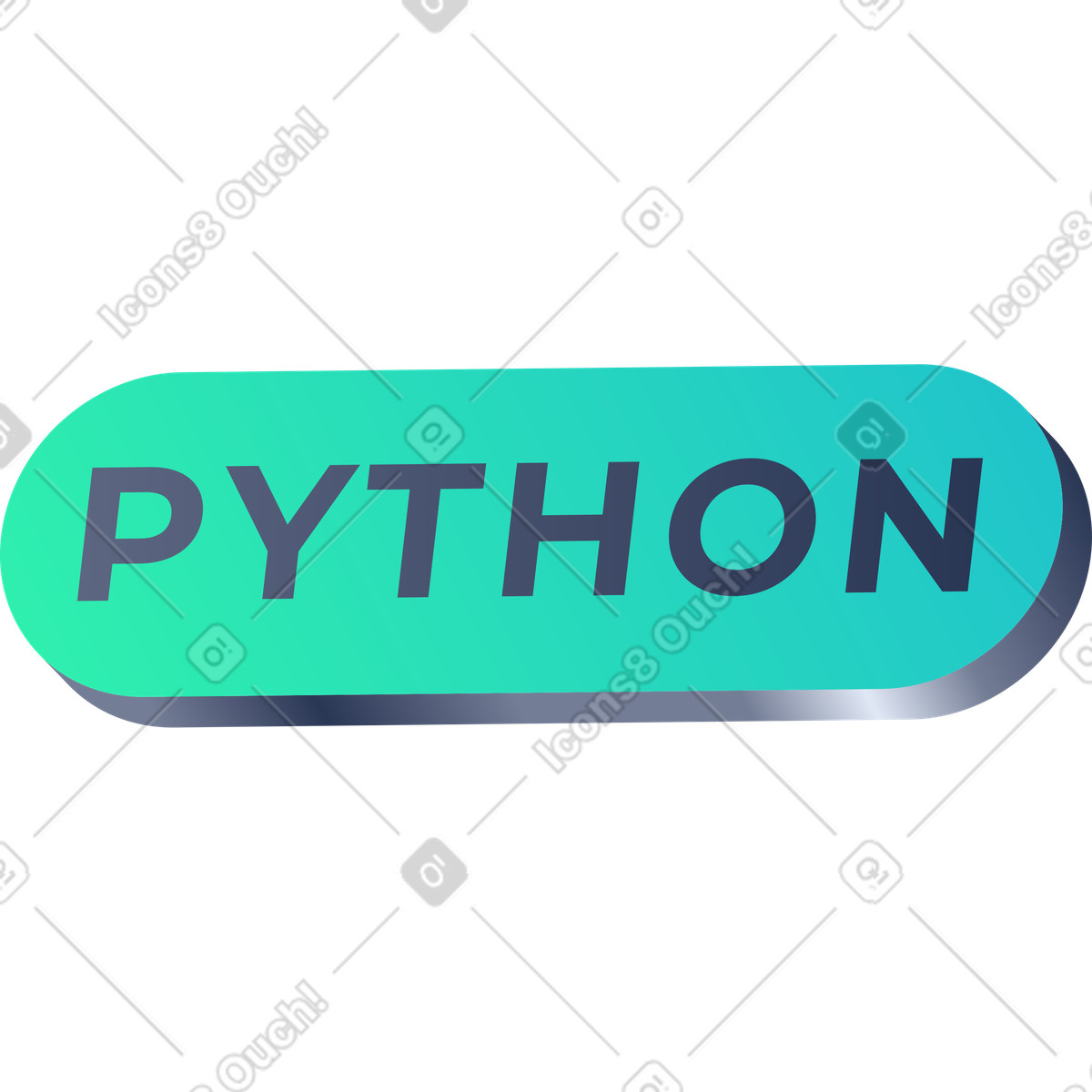 Python sign illustration in PNG, SVG