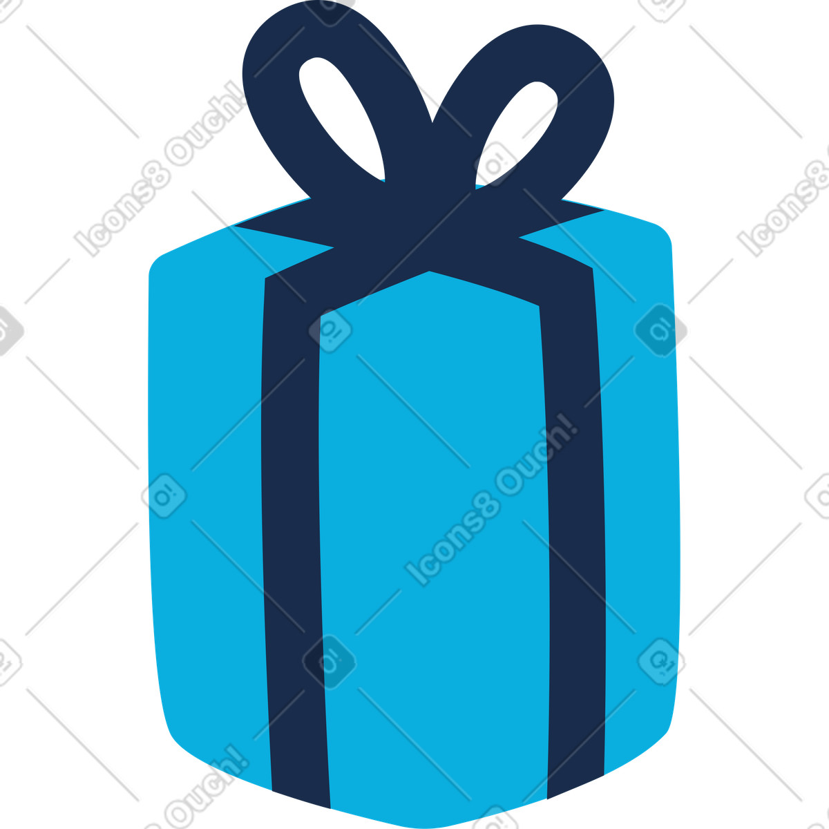 Presente illustrazione in stile Flame scarica in PNG, SVG