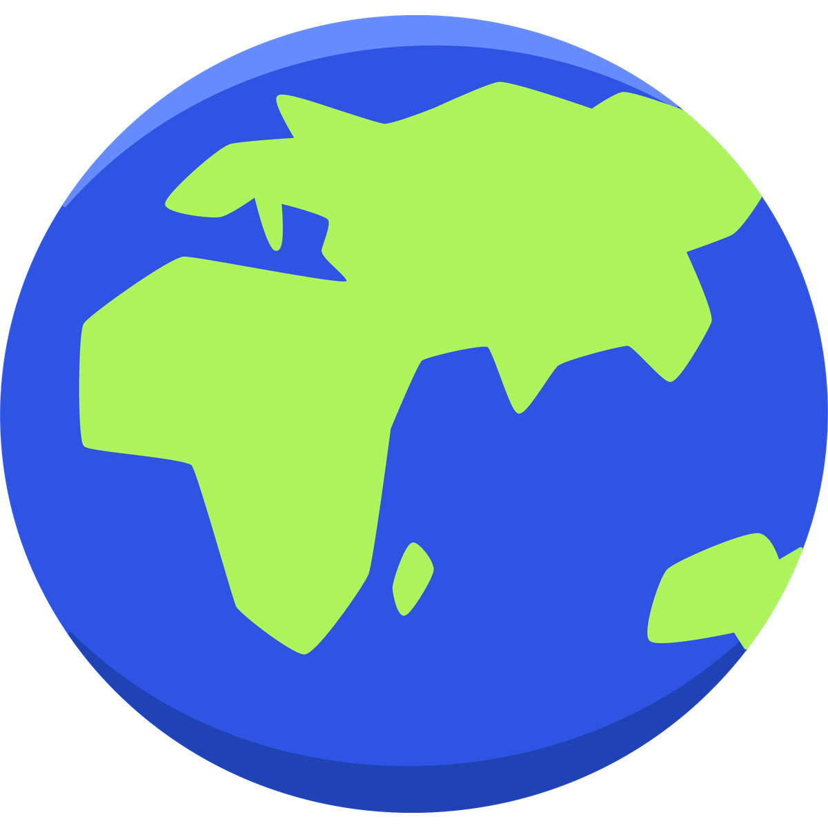 Planet earth illustrazione in stile Bouncy scarica in PNG, SVG
