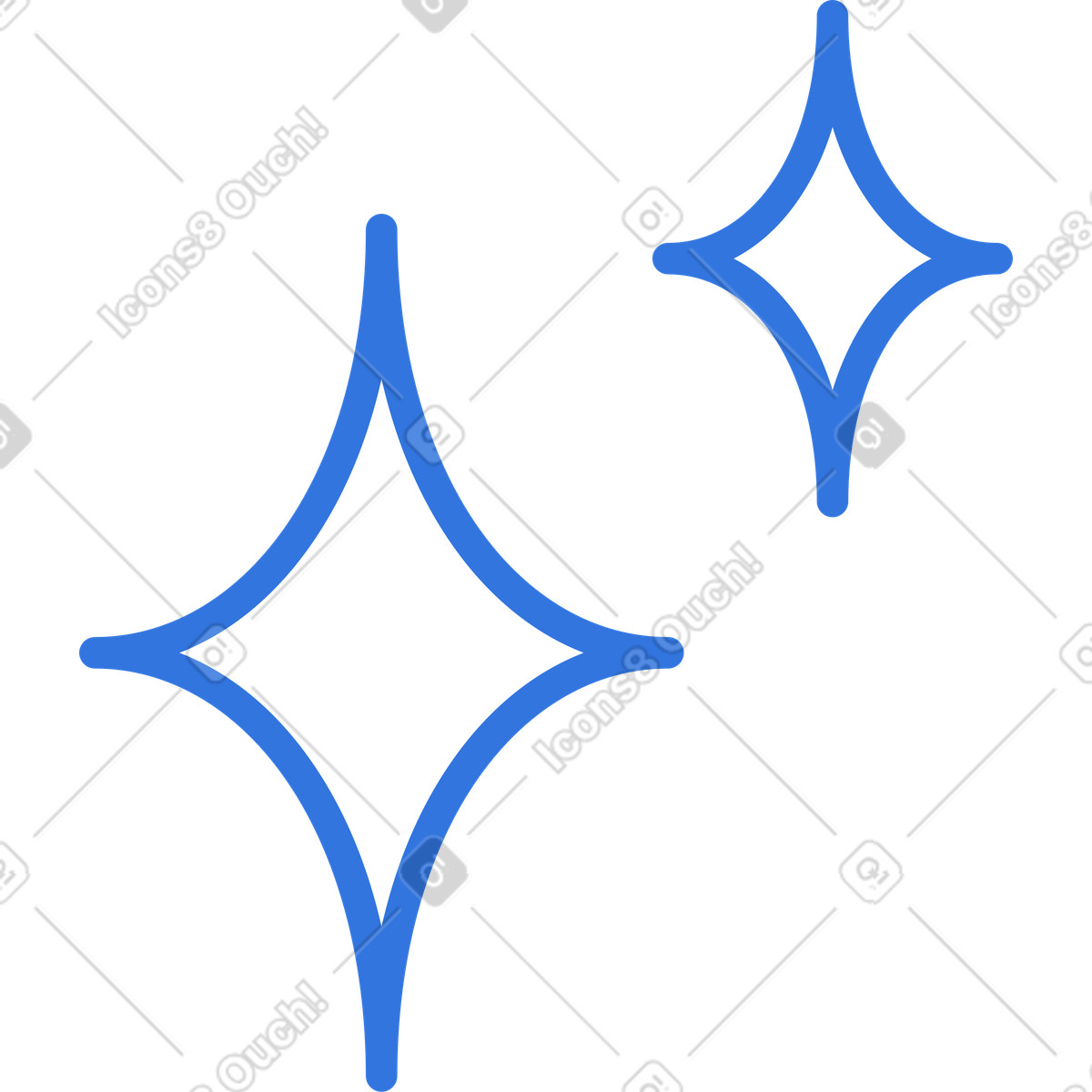 Sterne-Illustration im Sky-Stil als Download in PNG, SVG