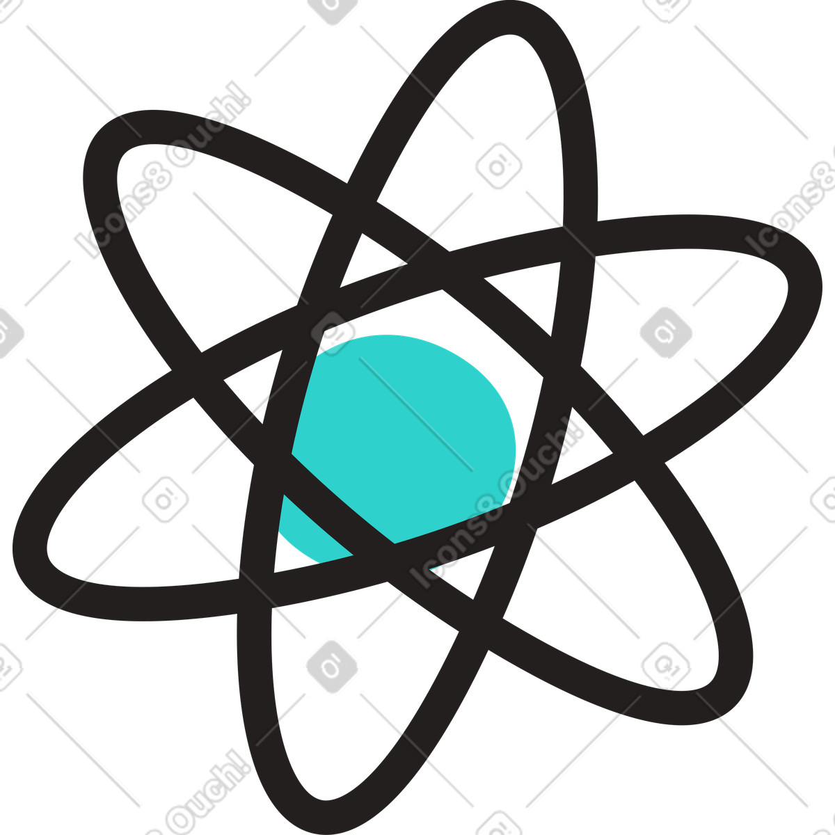 Science icon illustration in Little style download in PNG, SVG