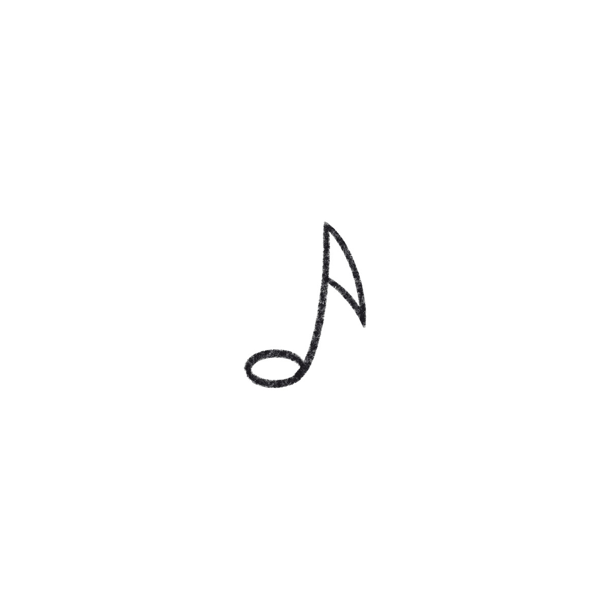 Bonbon Line スタイルの Musical note のイラストをPNG、SVG形式でダウンロード