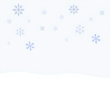 A flurry of snowflakes falling gently, each uniquely shaped and beautifully detailed