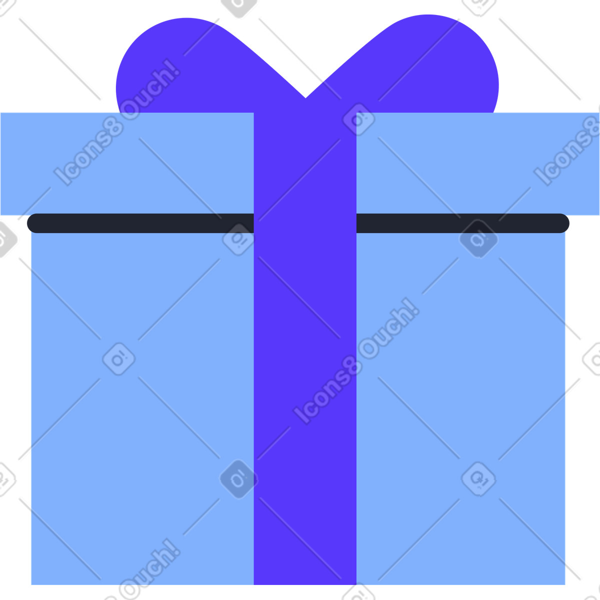 Ilustração de Presente em no estilo Pablita para baixar em PNG, SVG