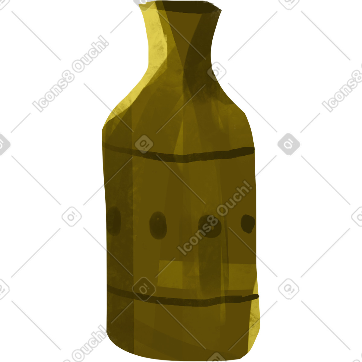 Atomic スタイルの Сlay vase のイラストをPNG、SVG形式でダウンロード