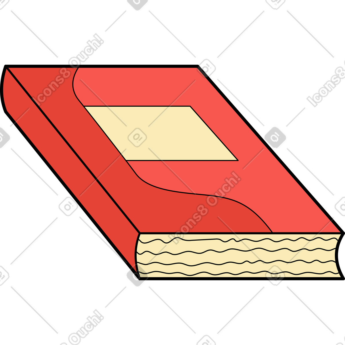 Иллюстрация Книга в стиле Surr — скачать в форматах PNG, SVG