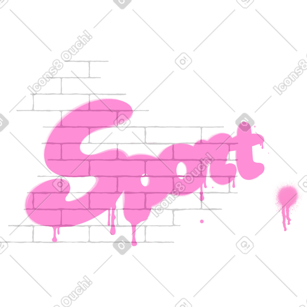 Ilustração de Grafite esportivo em no estilo Jumble para baixar em PNG, SVG
