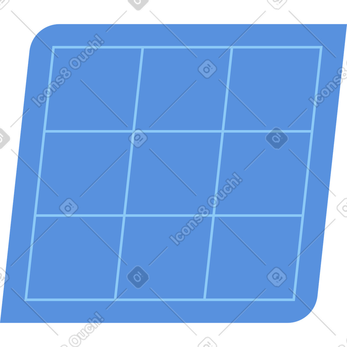 Sheet of drafting paper illustration in Vector style download in PNG, SVG
