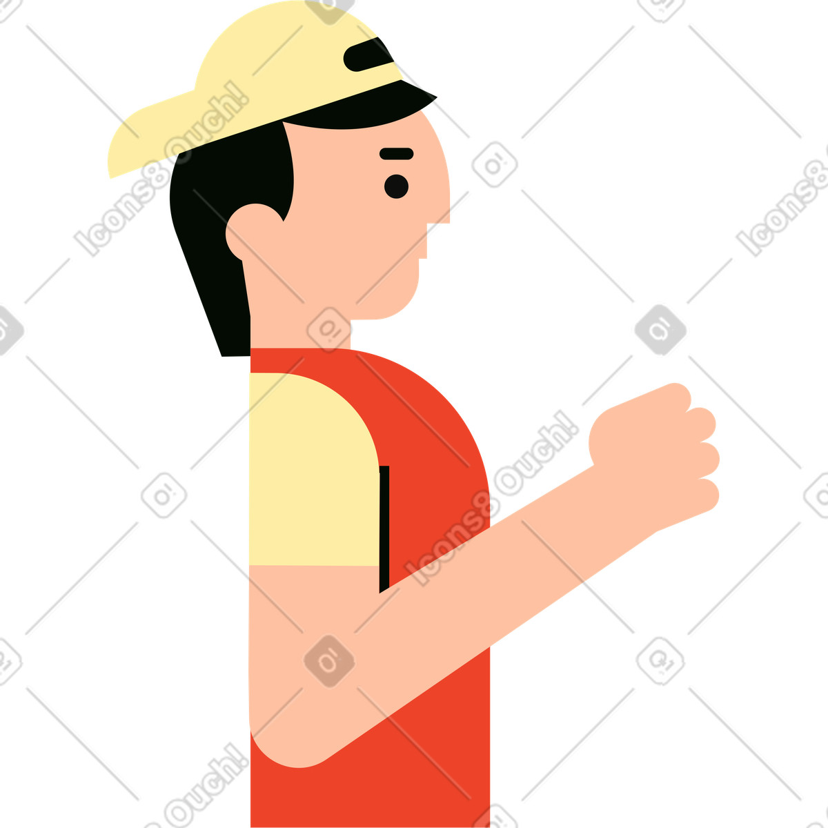 Ilustração de Construtor em no estilo Polar para baixar em PNG, SVG