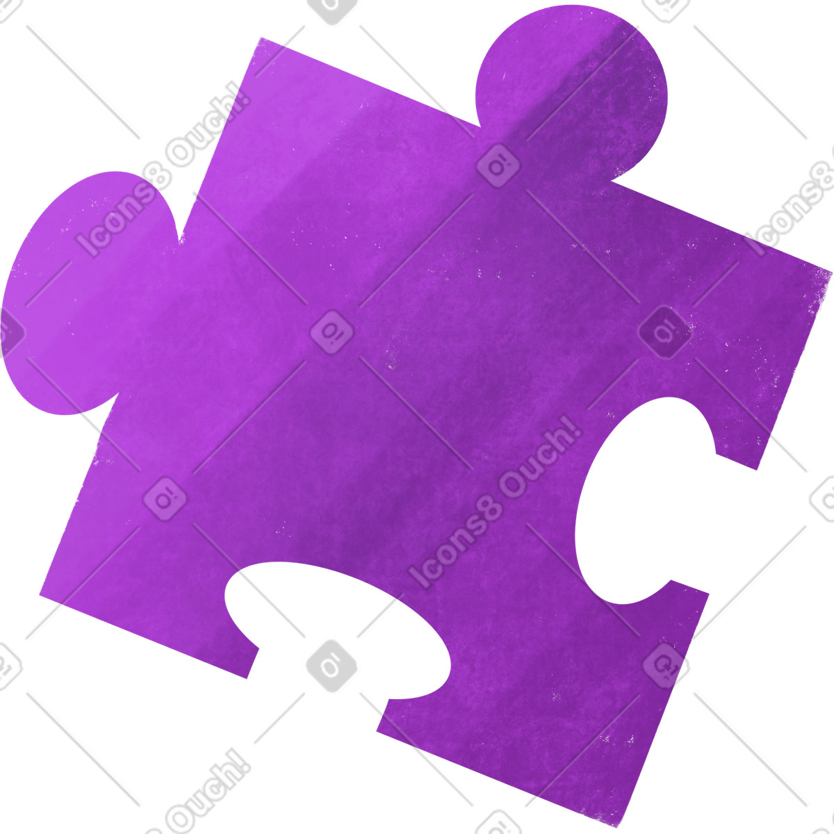 Illustration Purple puzzle dans le style Bonbon à télécharger aux formats PNG, SVG