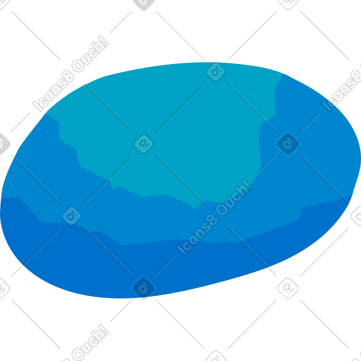 Sea illustration in PNG, SVG