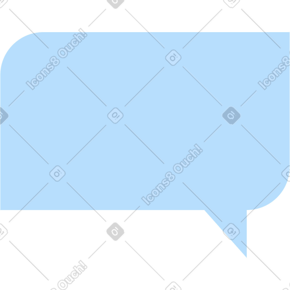 Speech bubble illustration in Vector style download in PNG, SVG