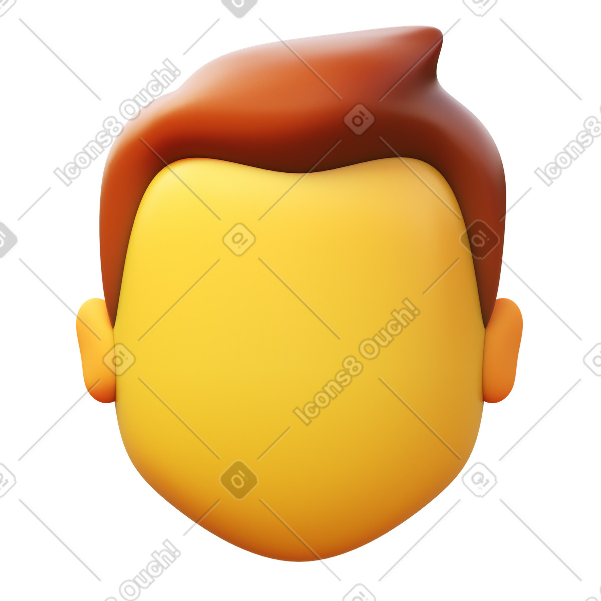 User male illustrazione in stile 3D Fluency scarica in PNG, SVG