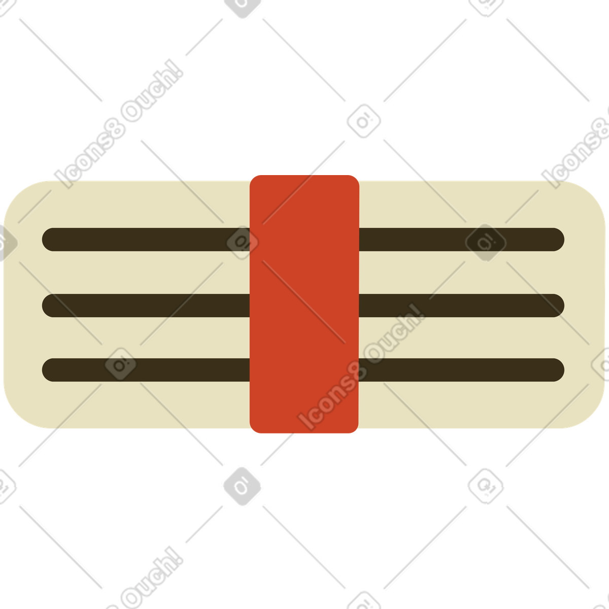 下载 Arabica 风格的 一捆钱 插画，支持 PNG、SVG 格式