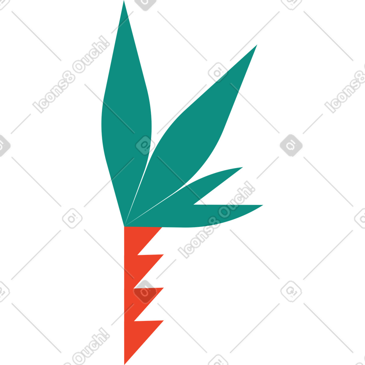 Ilustração de Palma em no estilo Polar para baixar em PNG, SVG