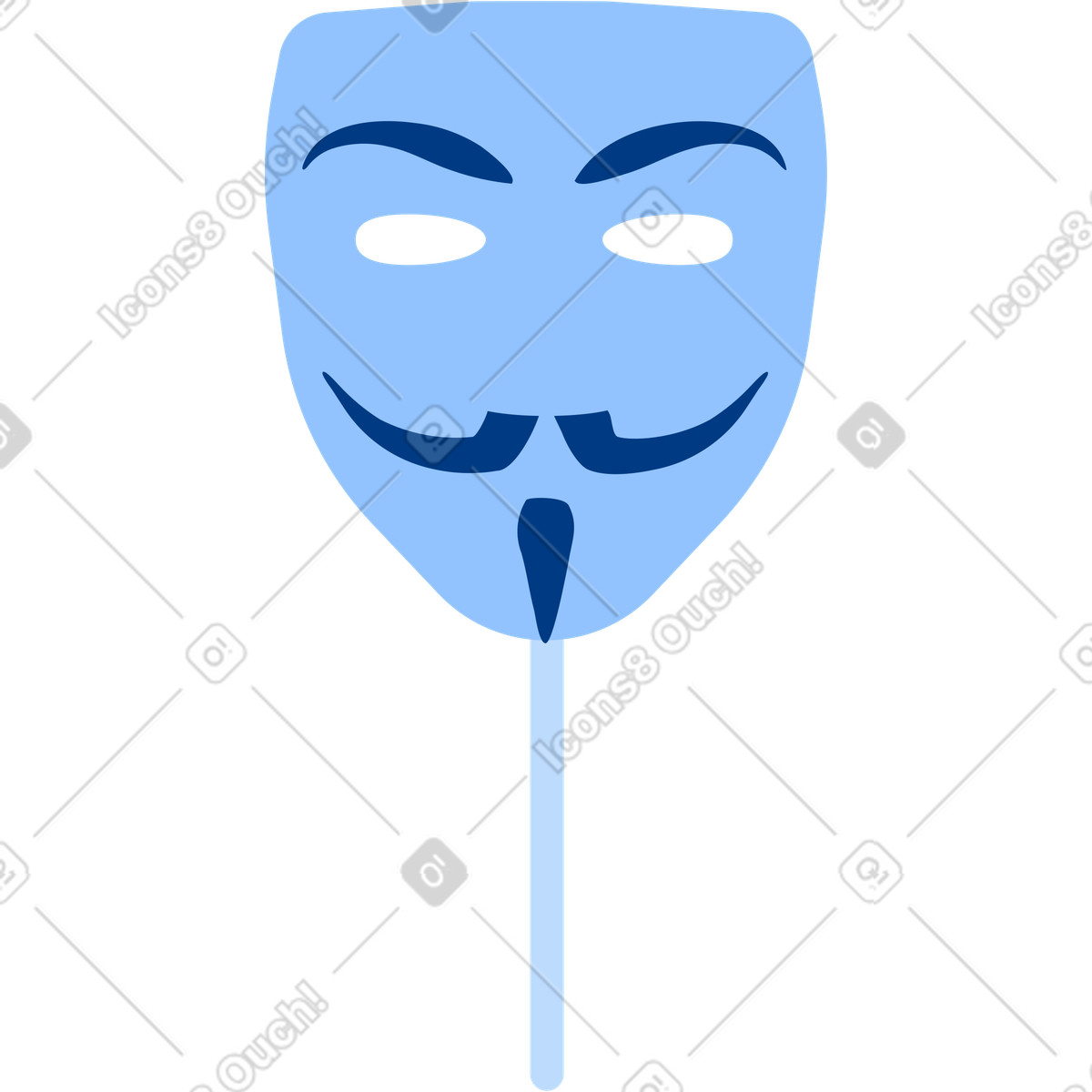 Ilustração de Carnaval mask em no estilo Urban para baixar em PNG, SVG
