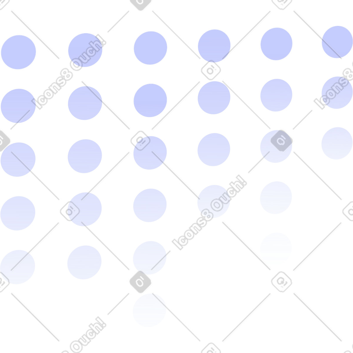 Minimal circle pattern forming diagonal cascade abstract tech background illustrazione in stile Quantum scarica in PNG, SVG