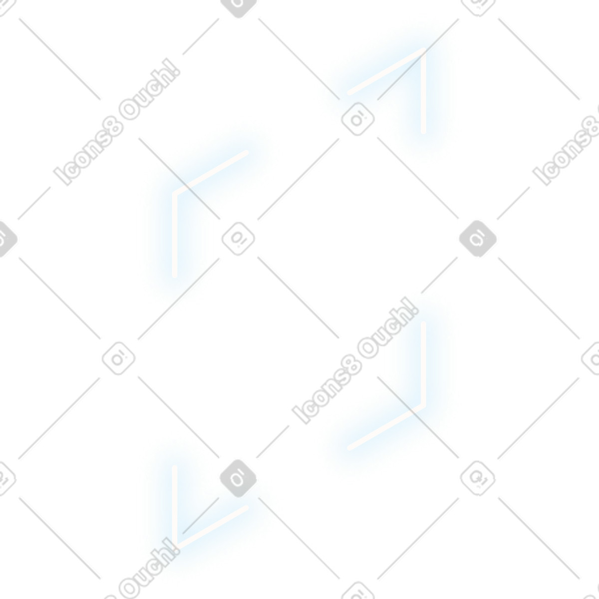 Isotech スタイルの ぼやけたフレーム のイラストをPNG、SVG形式でダウンロード