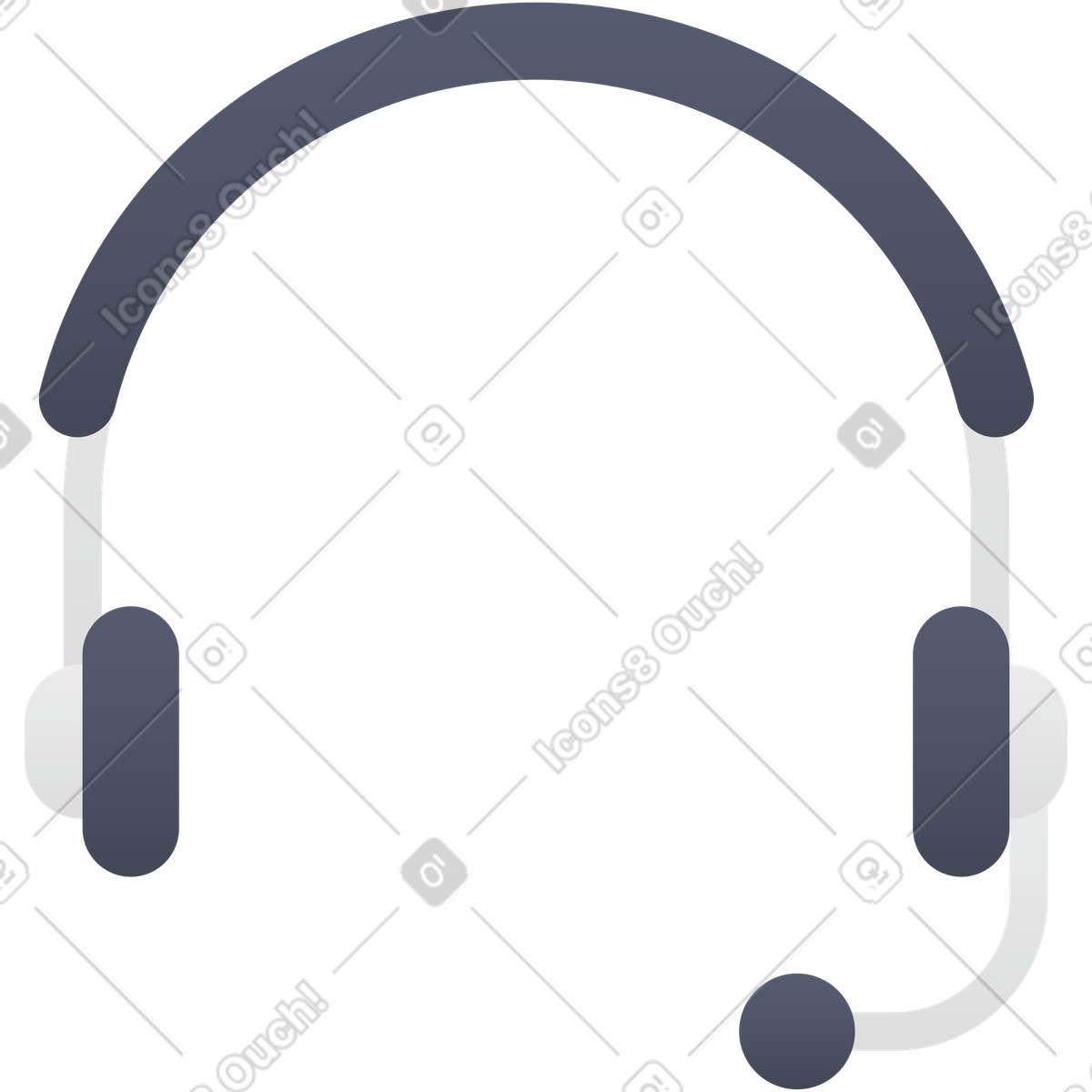 Ilustração de Fones ouvido em no estilo Hugo para baixar em PNG, SVG