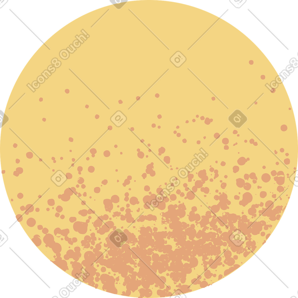 Kreis-Illustration im Pale-Stil als Download in PNG, SVG