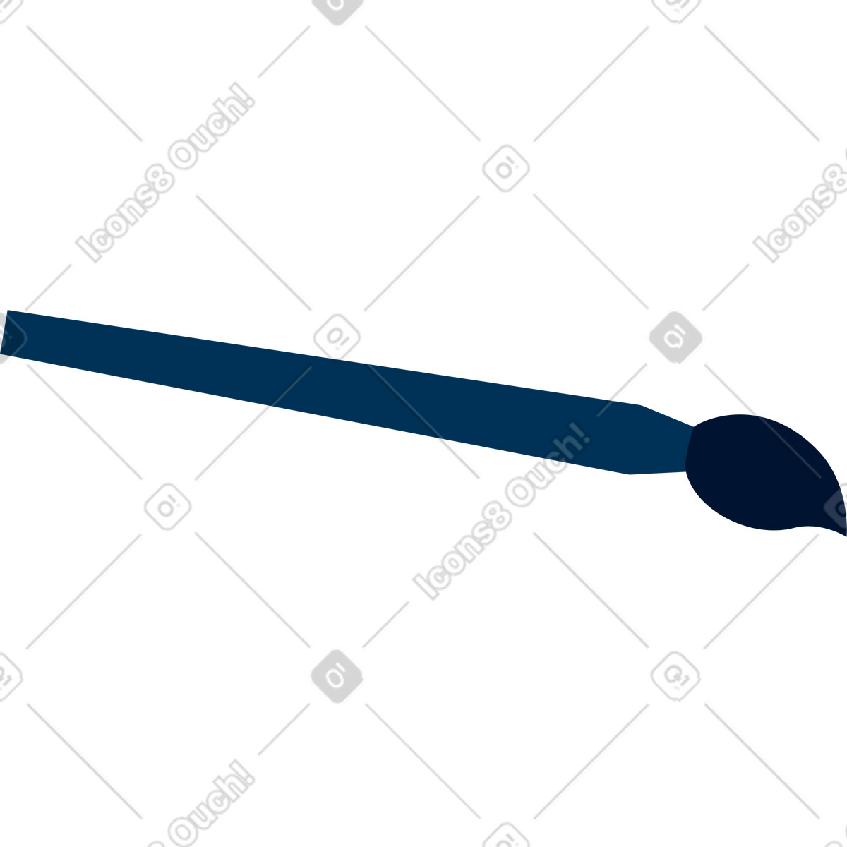 Ilustración Cepillo en estilo Cubes a descargar en PNG y SVG