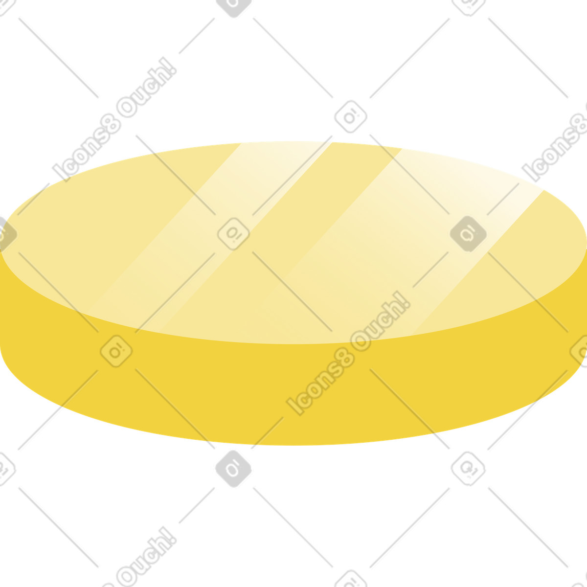 下载 Beam 风格的 黄色硬币 插画，支持 PNG、SVG 格式