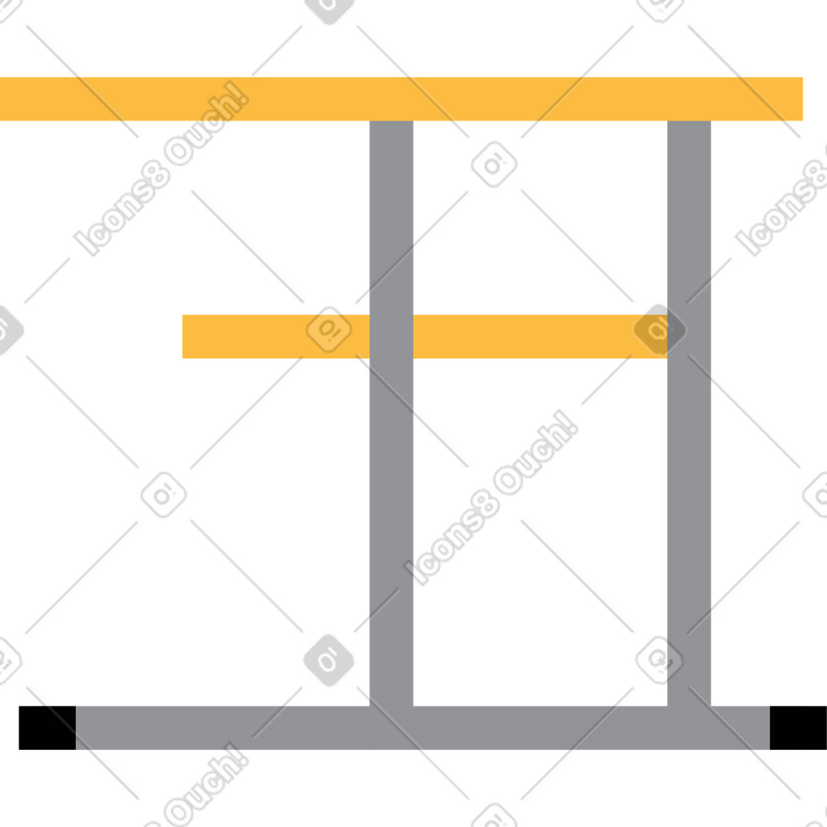 Banco di scuola illustrazione in stile Burgundy scarica in PNG, SVG