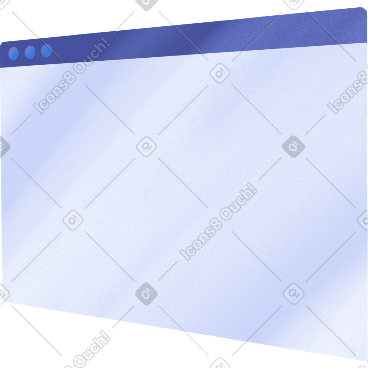 Browser window illustration in Smart style download in PNG, SVG