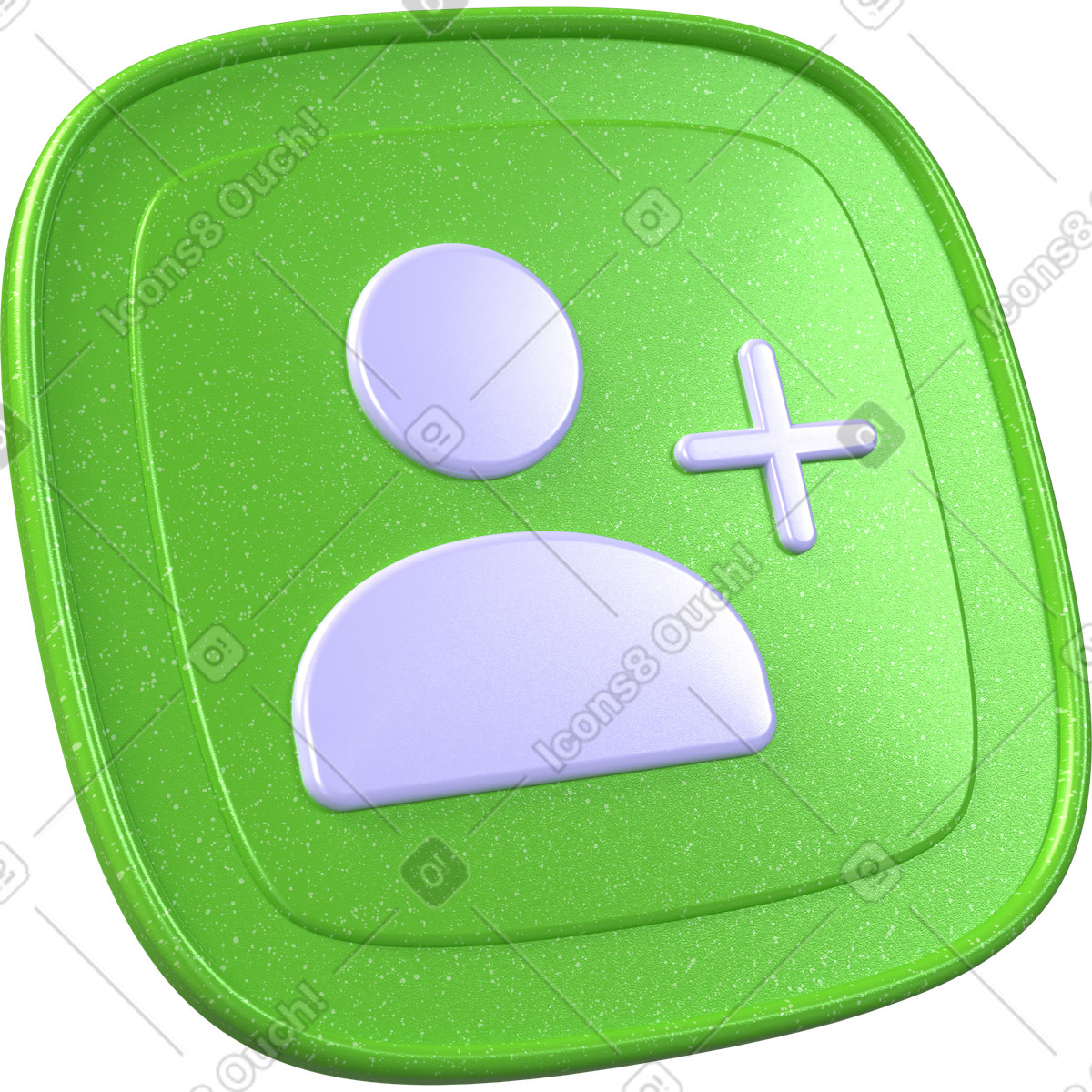 Add user, account creation, new member profile illustration in 3D Boost style download in PNG, SVG
