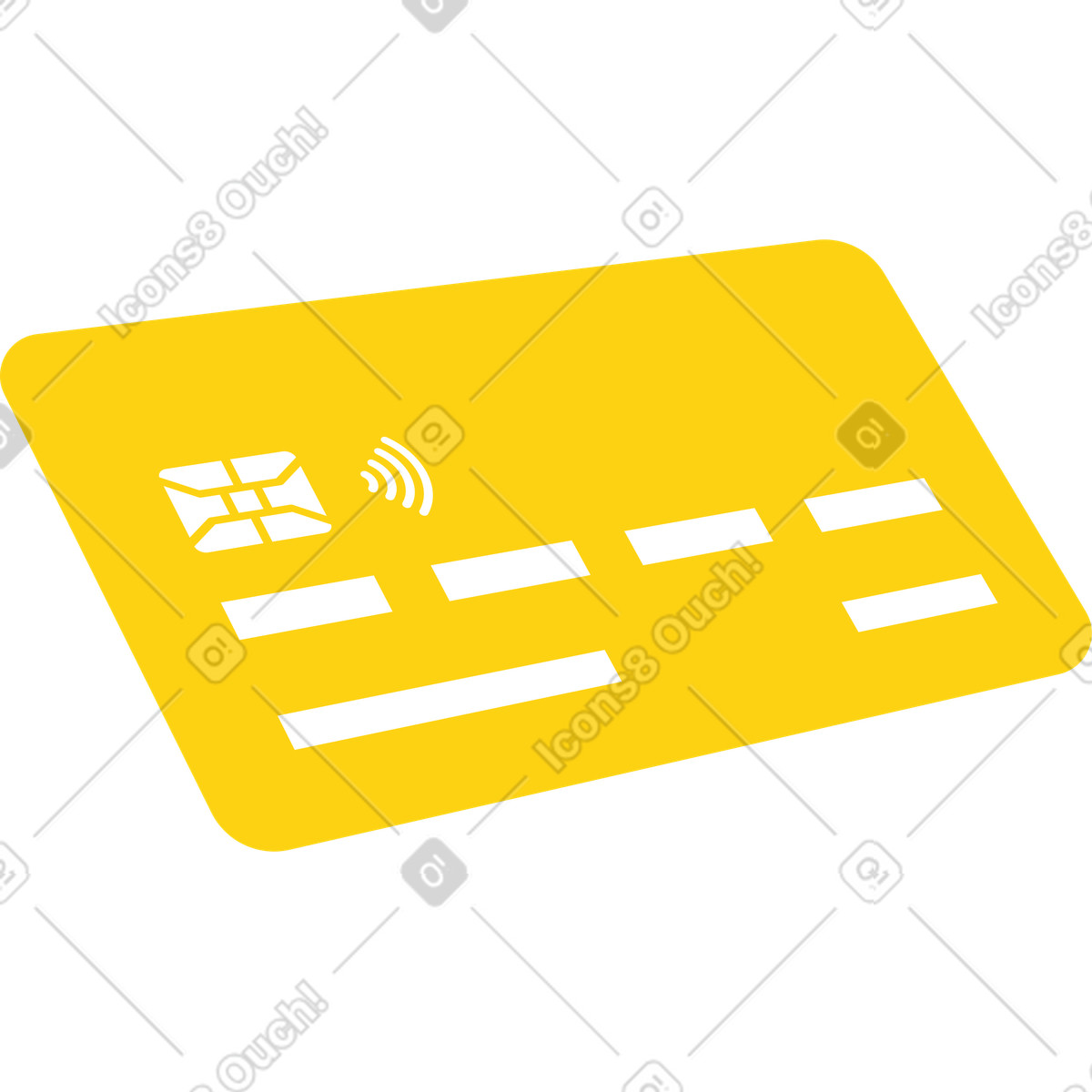 Credit card illustration in Active style download in PNG, SVG