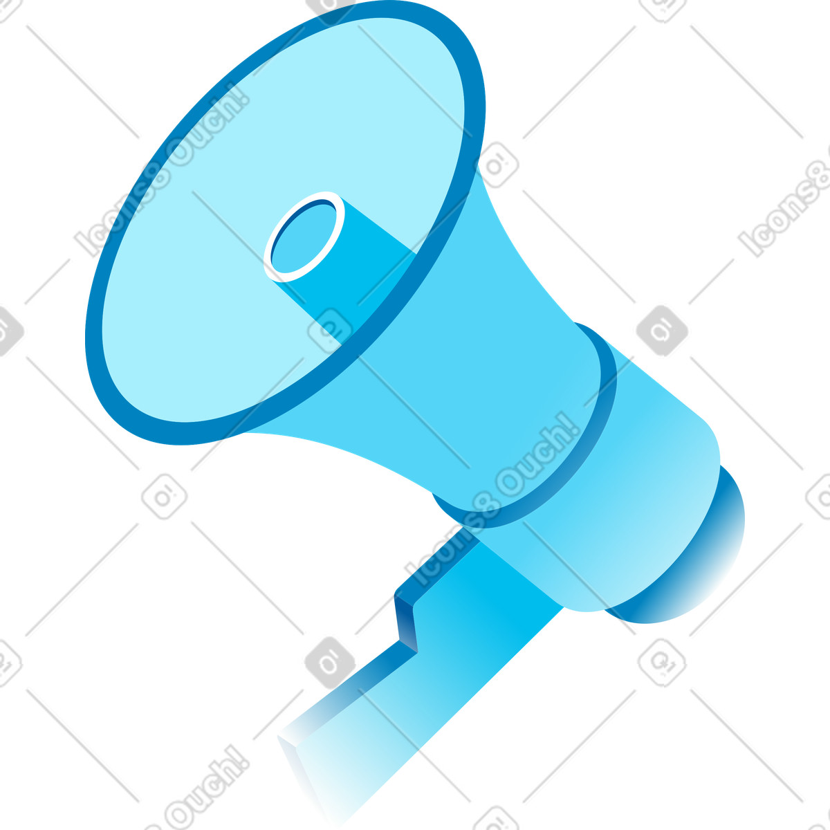 Ilustração de Alto-falante em no estilo Icy para baixar em PNG, SVG
