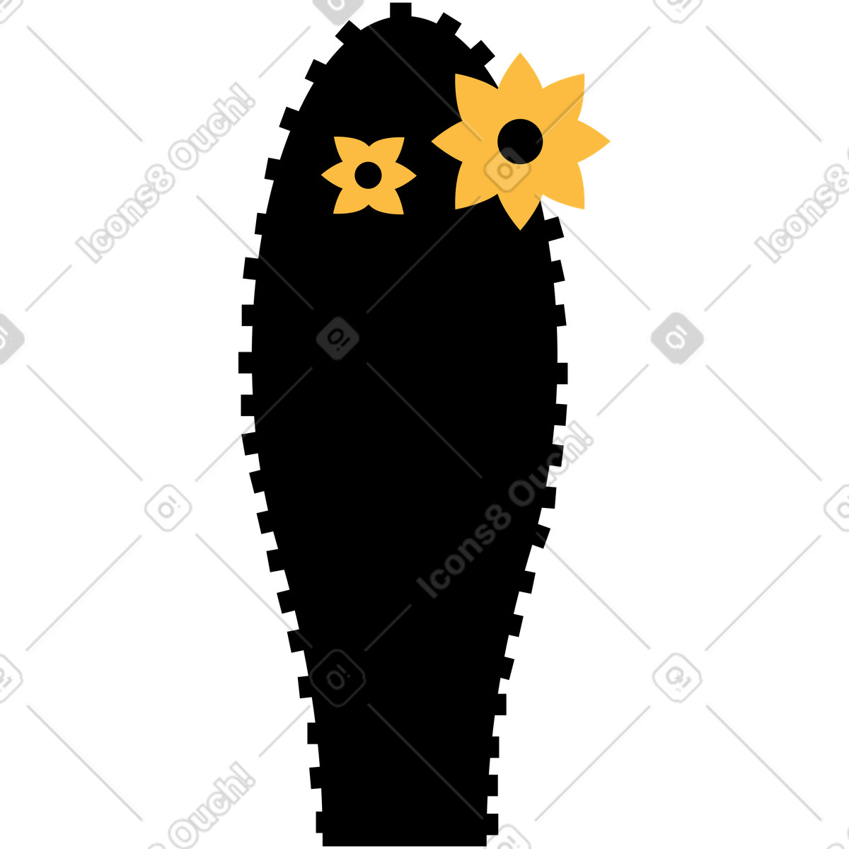下载 Burgundy 风格的 仙人掌 插画，支持 PNG、SVG 格式
