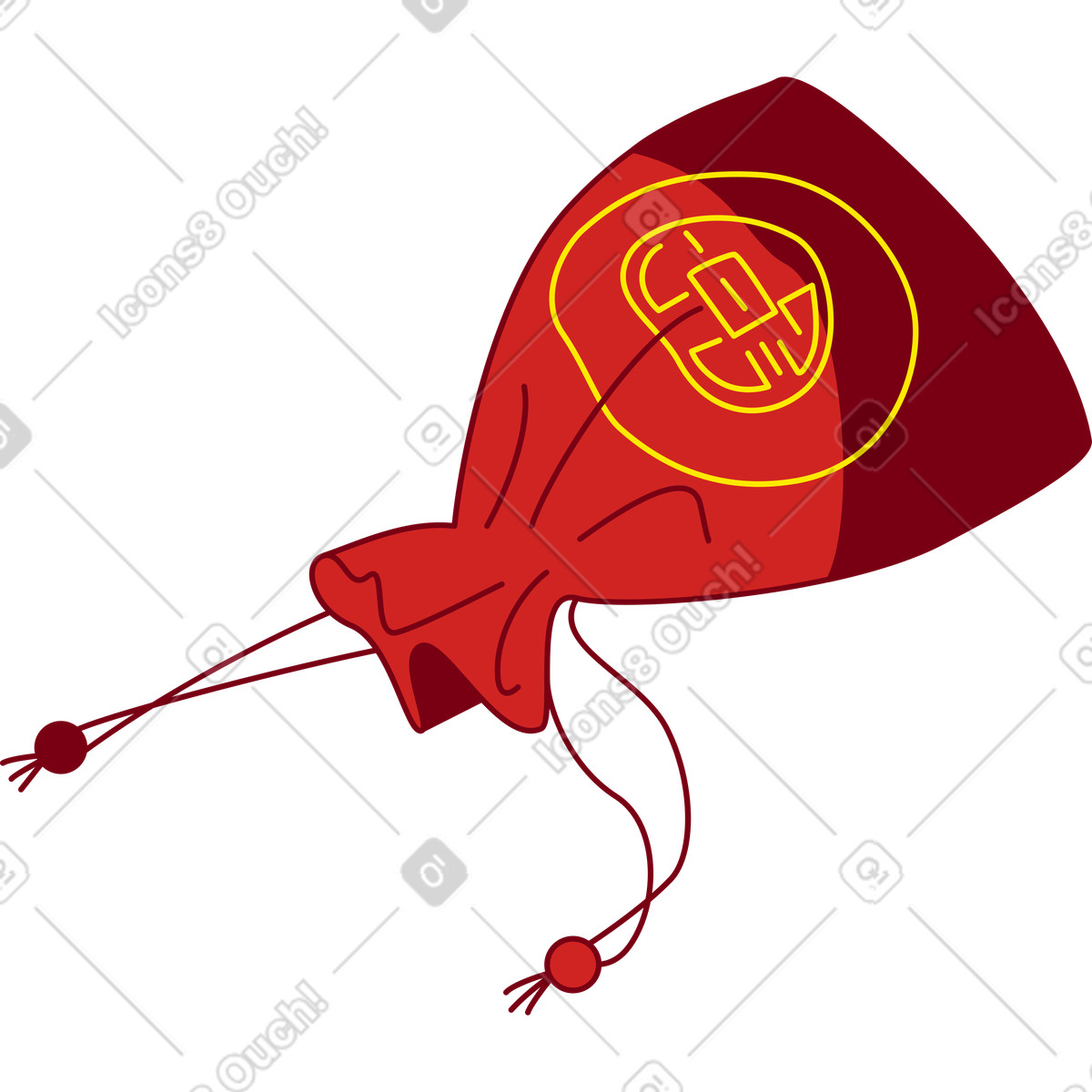 Custodia asiatica illustrazione in stile Storyline scarica in PNG, SVG