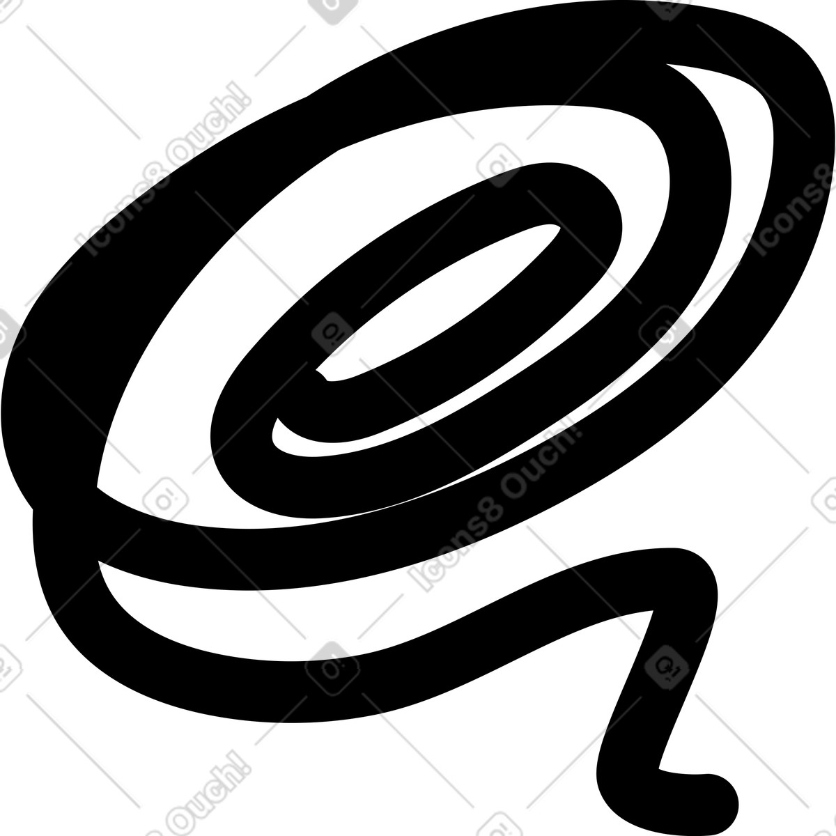 Ilustración Head silhouette with question marks indicating confused thought process en estilo Notion Line Art a descargar en PNG y SVG