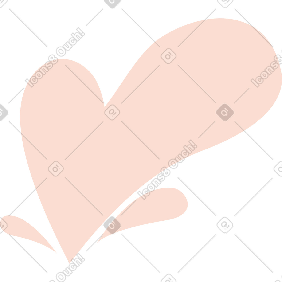 Decorative orange drops illustration in style download in PNG, SVG