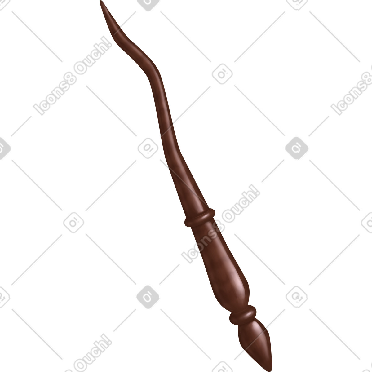 Props 스타일의 Magic wand 일러스트레이션 PNG, SVG 다운로드
