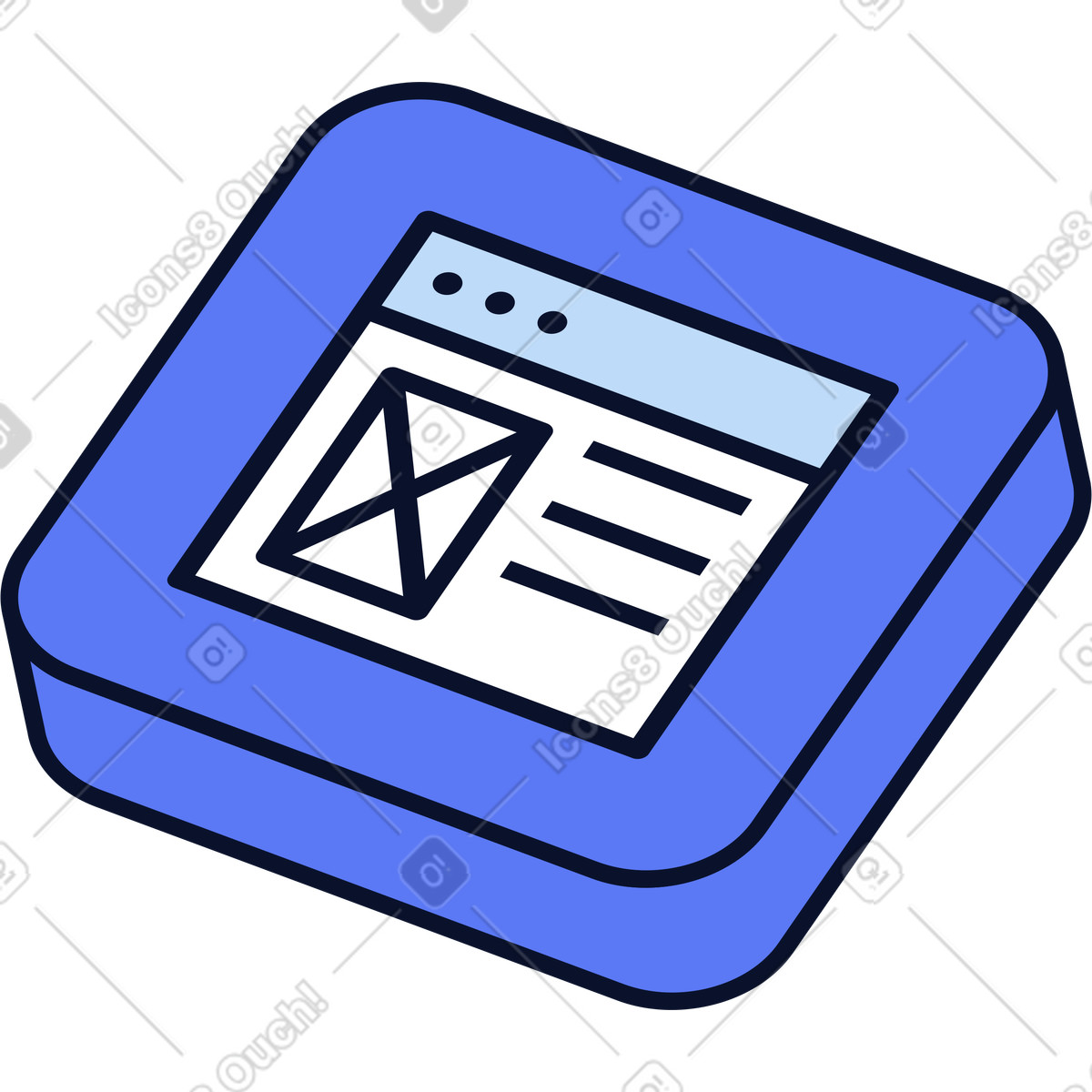 Иллюстрация Значок дизайна ui-ux в стиле Flexy — скачать в форматах PNG, SVG