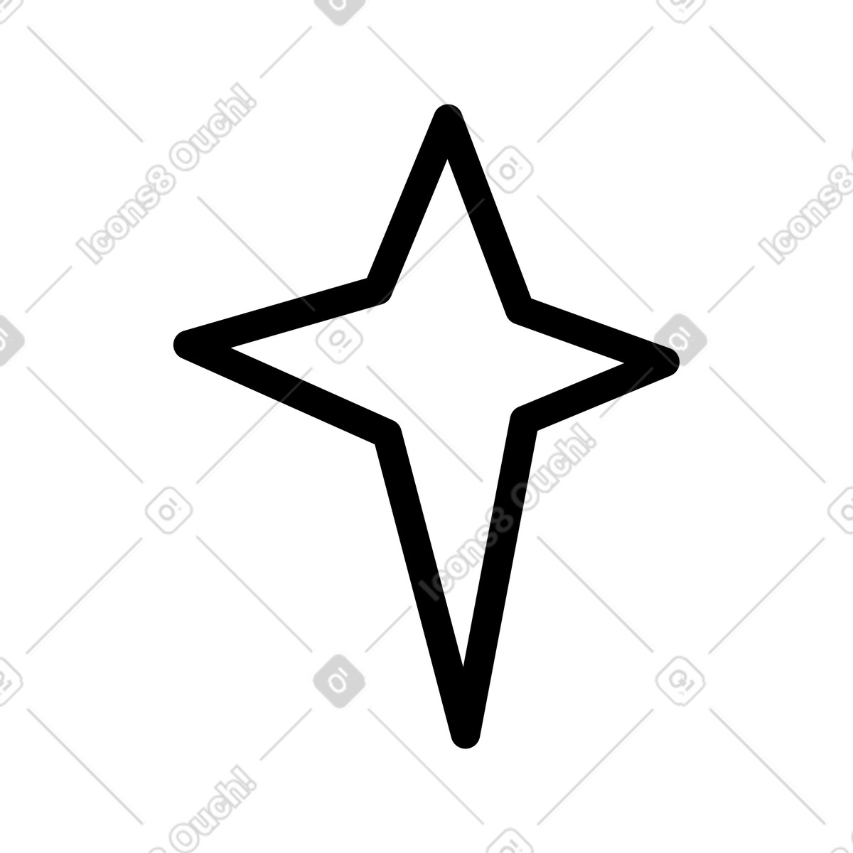 下载 Twirl 风格的 线星 插画，支持 PNG、SVG 格式