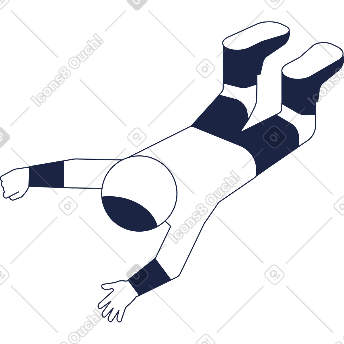 下载 Urban Line 风格的 宇航员线 插画，支持 PNG、SVG 格式