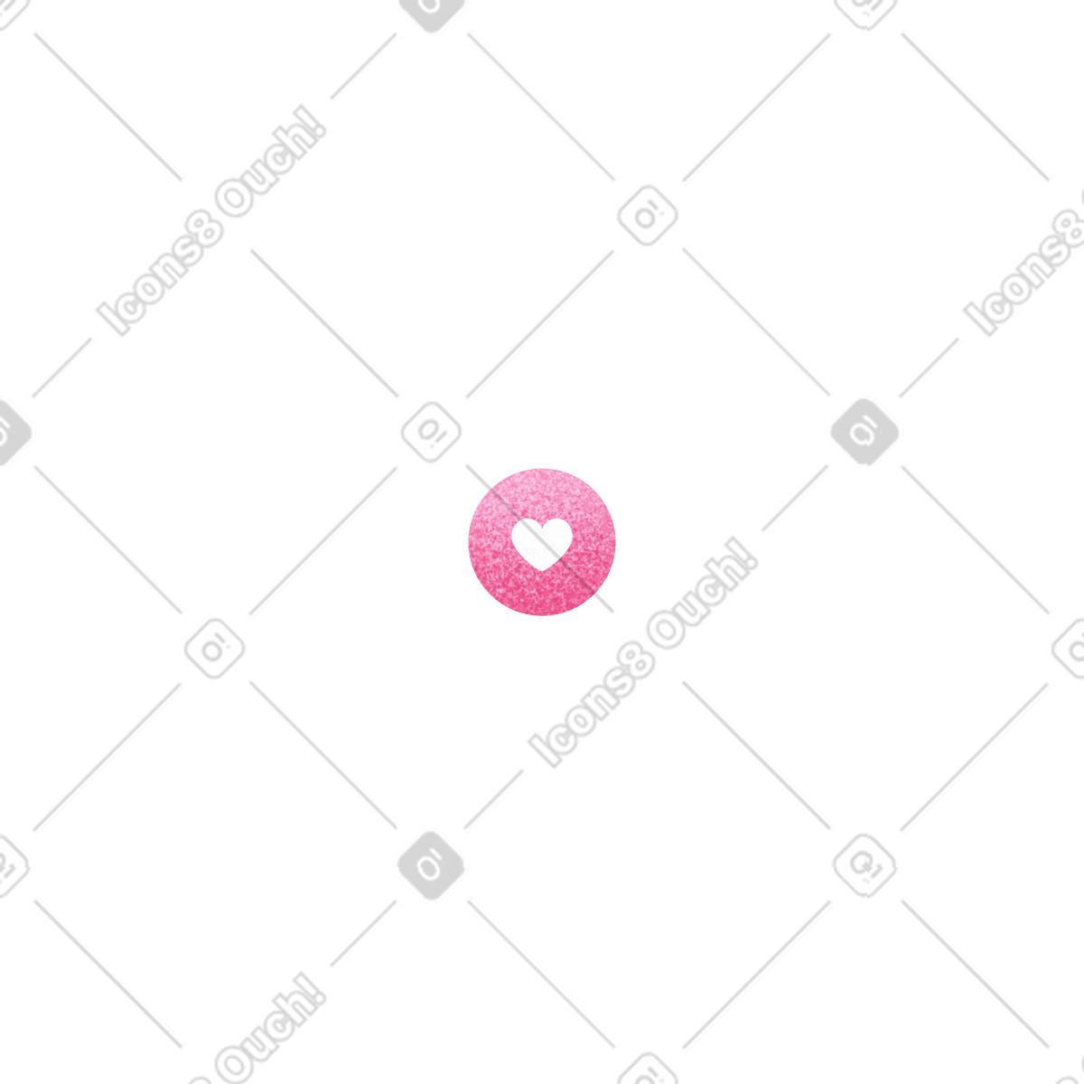Heart illustration in Willowy style download in PNG, SVG
