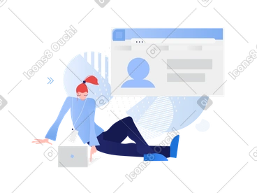 Social media business page PNG, SVG