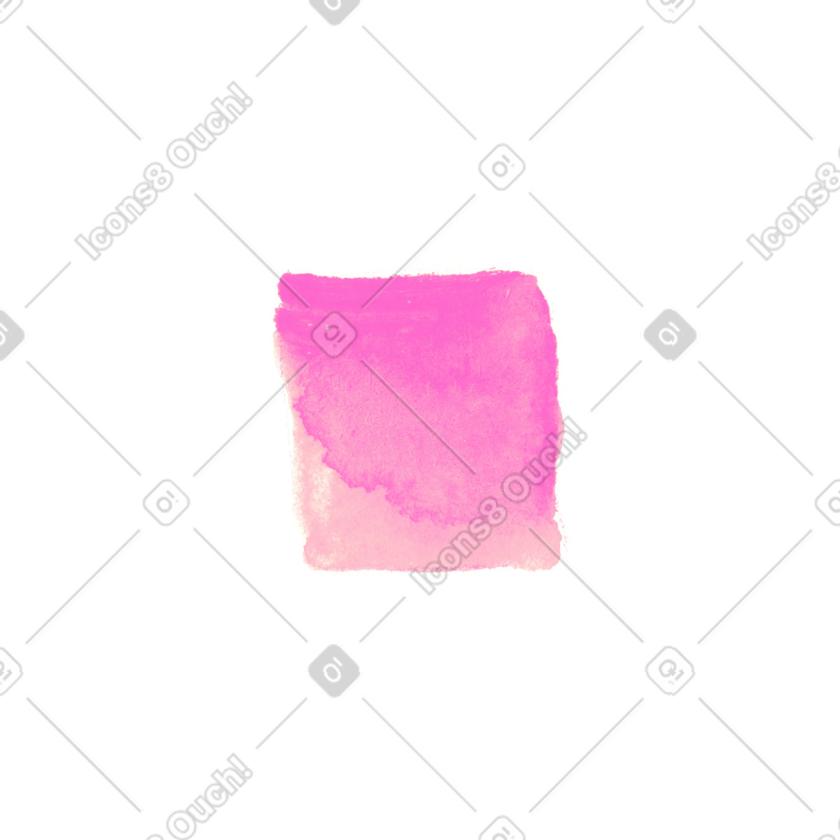 Inky 스타일의 수채화 광장 일러스트레이션 PNG, SVG 다운로드