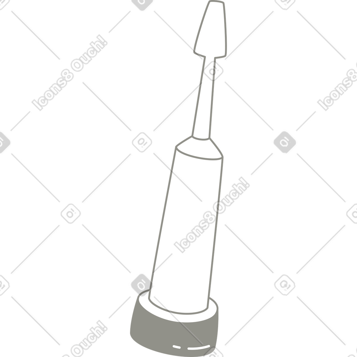 Screwdriver illustration in PNG, SVG