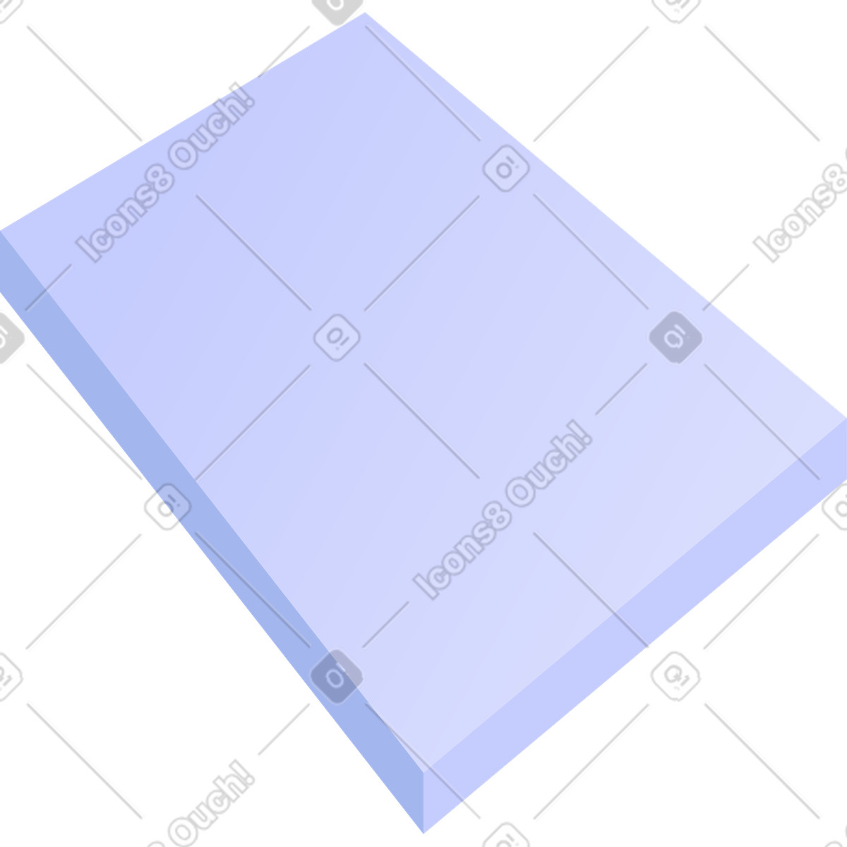 Rectangle illustration in Quantum style download in PNG, SVG