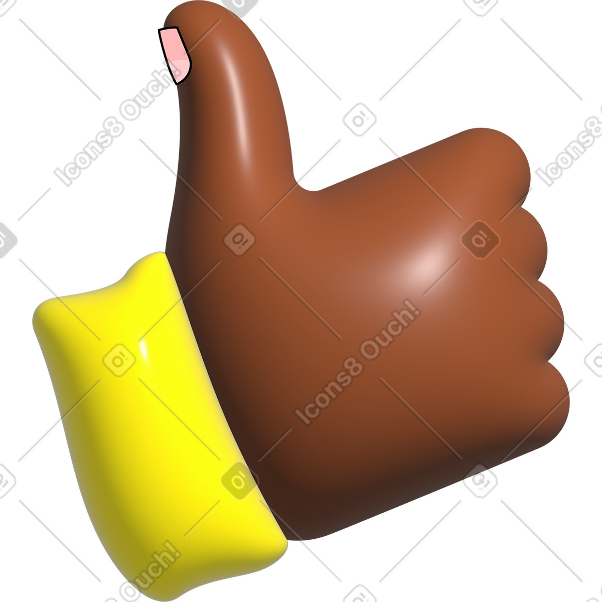下载 Pop 风格的 竖起大拇指 插画，支持 PNG、SVG 格式